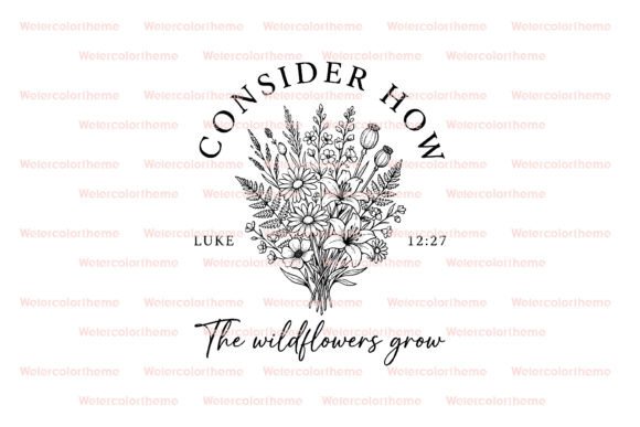 Celebrate Faith with Christian Wildflower SVG Cut File Graphics