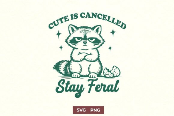 Funny Easter Raccoon Sarcastic SVG PNG Graphics for Crafts
