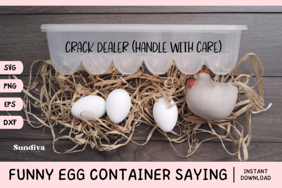 Funny Egg Container Saying SVG 23 Embroidery Review