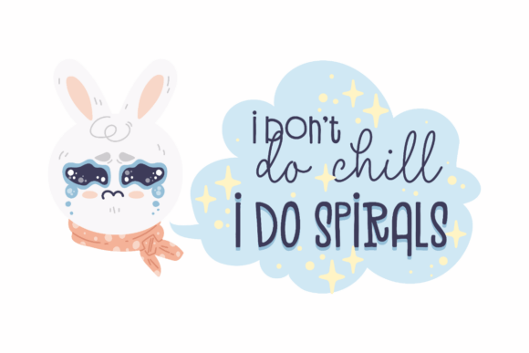 I Do Spirals Quote Graphics for Crafts & Creative Projects