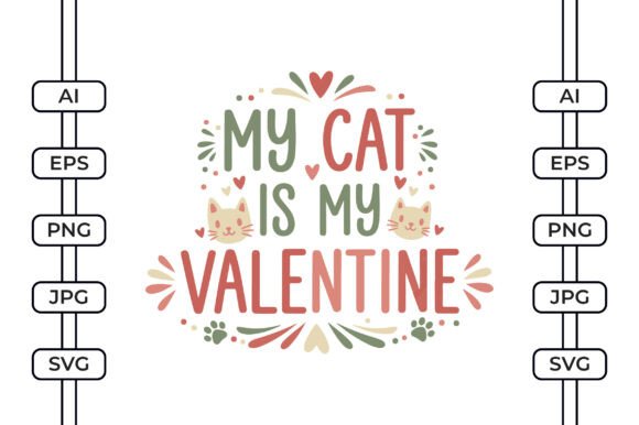 My Cat is My Valentine Boho SVG Review