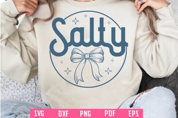 Salty Png, Sarcastic Beach Quote PNG for Graphics and Crafts