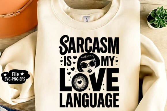 Sarcasm Love Language SVG for Graphics and Crafts