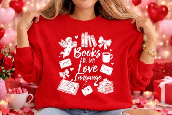 Valentine s Day SVG Books Love Language Graphics in Crafts